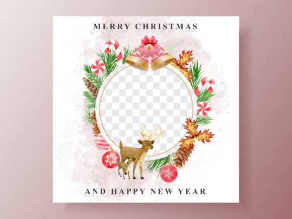 Download Postcard with Christmas and Animal Theme - Card Collection