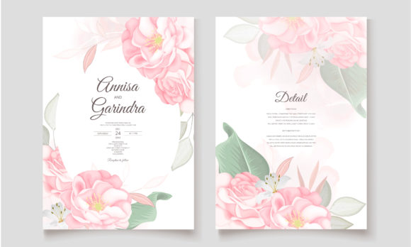 Download Romantic Wedding Invitation Card Flower - Card Collection