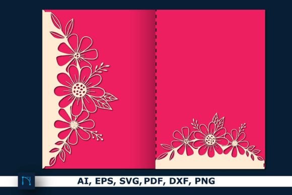 Download Cricut Floral Wedding Card Bundle SVG - Card Collection