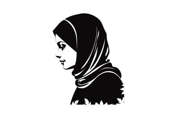 Download Hijab Vector, Woman Outline - Premium Resources